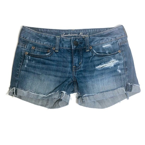 American Eagle Outfitters Pants - American Eagle Distressed Denim Shorts